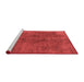 Industrial Red Washable Rugs