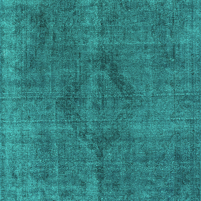 Machine Washable Oriental Turquoise Industrial Area Rugs, wshurb2224turq