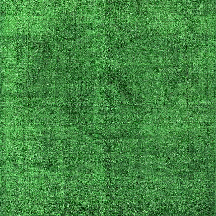 Square Oriental Green Industrial Rug, urb2224grn