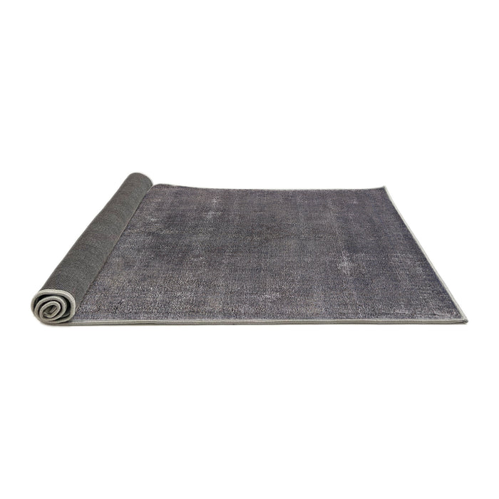 Sideview of Mid-Century Modern Gray Oriental Rug, urb2225