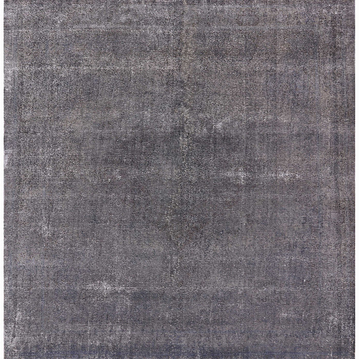 Square Machine Washable Industrial Modern Gray Rug, wshurb2225