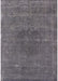 Machine Washable Industrial Modern Gray Rug, wshurb2225