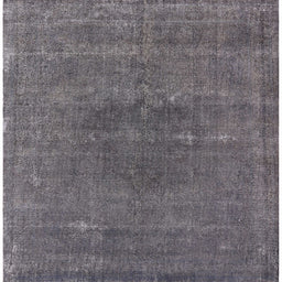 Square Mid-Century Modern Gray Oriental Rug, urb2225