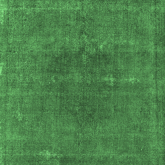Machine Washable Oriental Emerald Green Industrial Area Rugs, wshurb2225emgrn