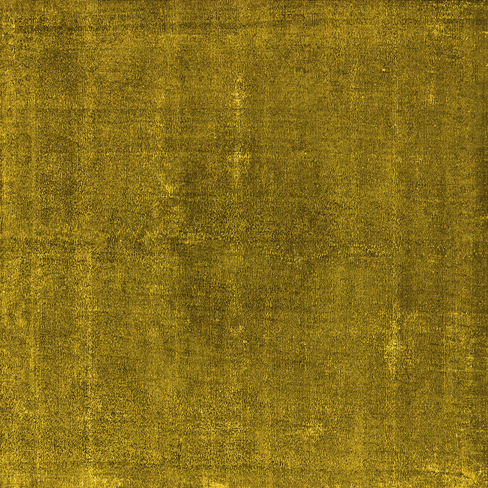 Square Machine Washable Oriental Yellow Industrial Rug, wshurb2225yw