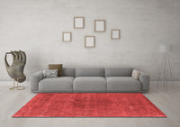 Machine Washable Oriental Red Industrial Rug, wshurb2225red