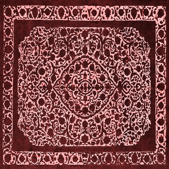 Machine Washable Oriental Red Industrial Rug, wshurb2226red