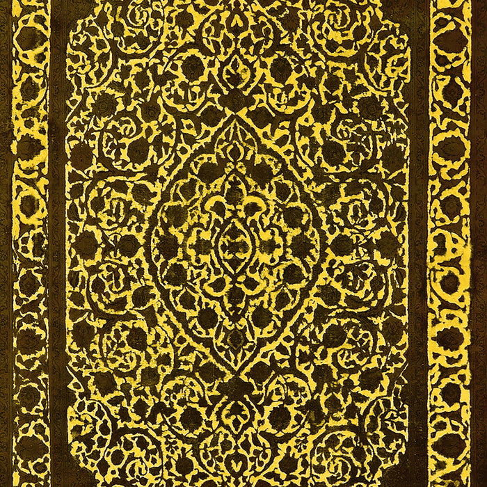 Oriental Yellow Industrial Rug, urb2226yw