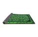 Sideview of Oriental Green Industrial Rug, urb2226grn