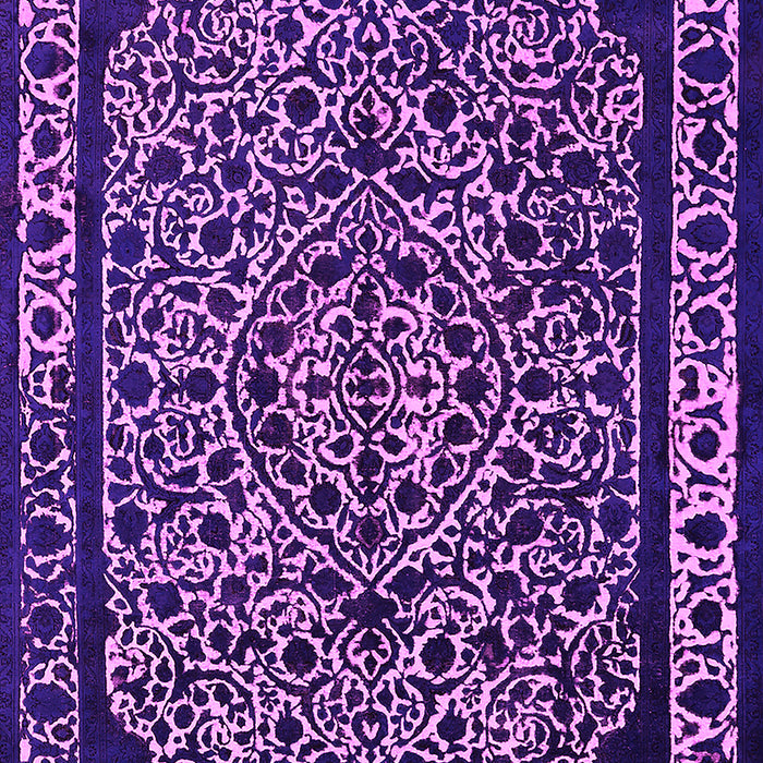 Machine Washable Oriental Pink Industrial Rug, wshurb2226pnk