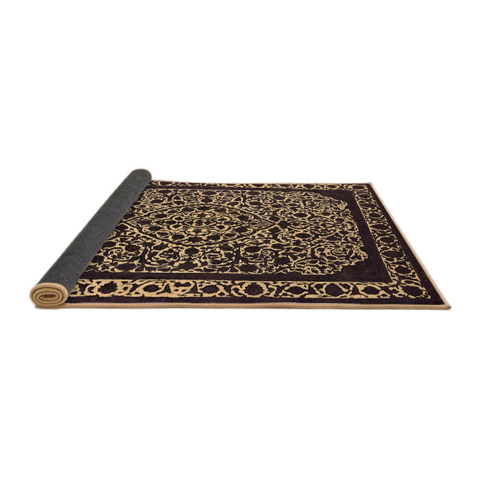 Sideview of Oriental Brown Industrial Rug, urb2226brn