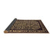 Sideview of Oriental Brown Industrial Rug, urb2226brn