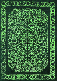 Oriental Green Industrial Rug, urb2226grn