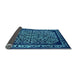 Sideview of Oriental Light Blue Industrial Rug, urb2226lblu