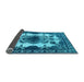 Sideview of Oriental Light Blue Industrial Rug, urb2227lblu