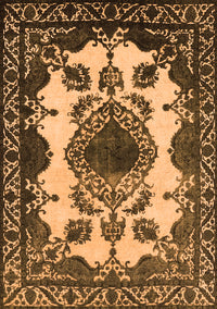 Oriental Orange Industrial Rug, urb2227org