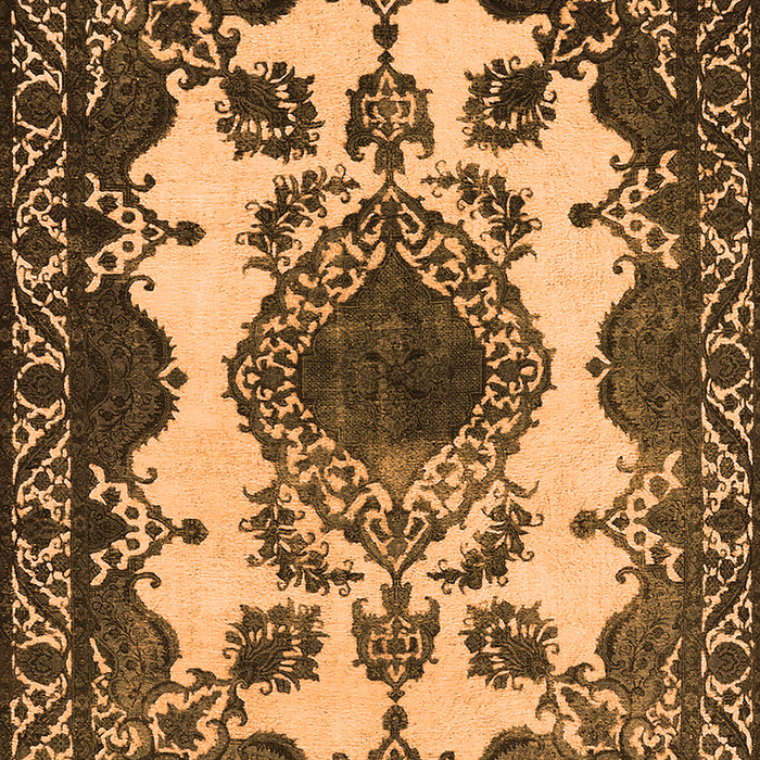 Oriental Orange Industrial Rug, urb2227org