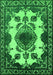 Oriental Green Industrial Rug, urb2227grn