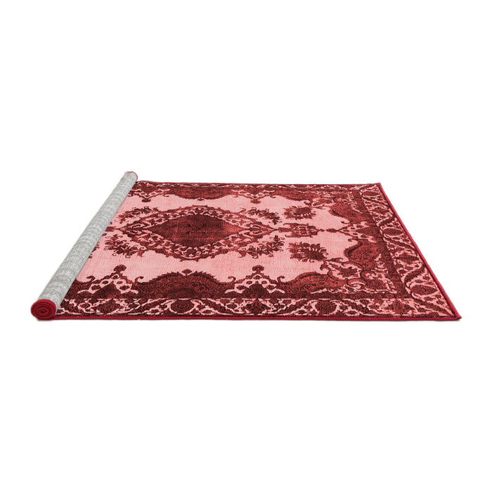 Industrial Red Washable Rugs