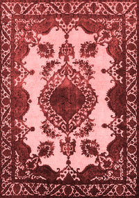 Oriental Red Industrial Rug, urb2227red