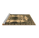 Sideview of Machine Washable Oriental Brown Industrial Rug, wshurb2227brn