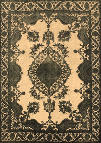 Oriental Brown Industrial Rug, urb2227brn