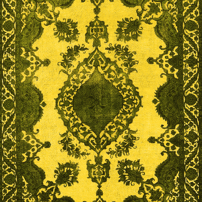 Oriental Yellow Industrial Rug, urb2227yw