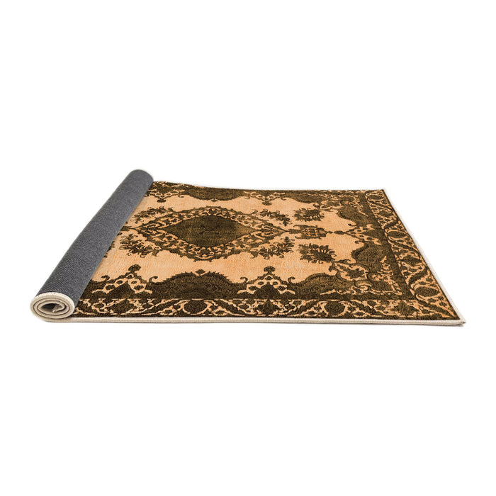 Sideview of Oriental Orange Industrial Rug, urb2227org
