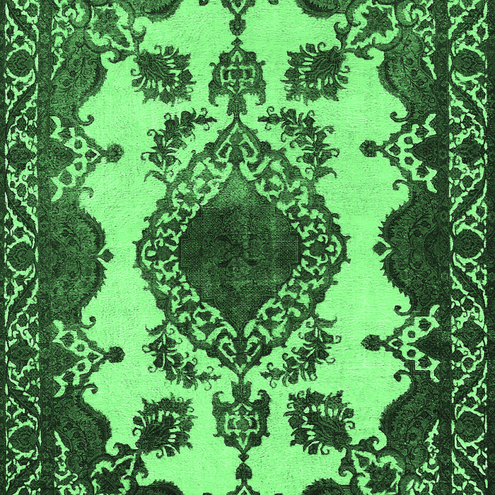 Oriental Emerald Green Industrial Rug, urb2227emgrn