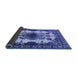 Sideview of Oriental Blue Industrial Rug, urb2227blu