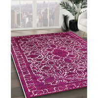 Mid-Century Modern Pink Oriental Rug, urb2228