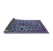 Sideview of Oriental Light Blue Industrial Rug, urb2228lblu