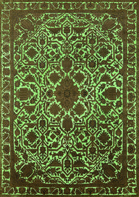 Oriental Green Industrial Rug, urb2228grn