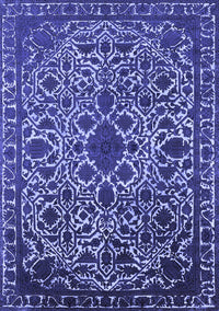 Oriental Blue Industrial Rug, urb2228blu