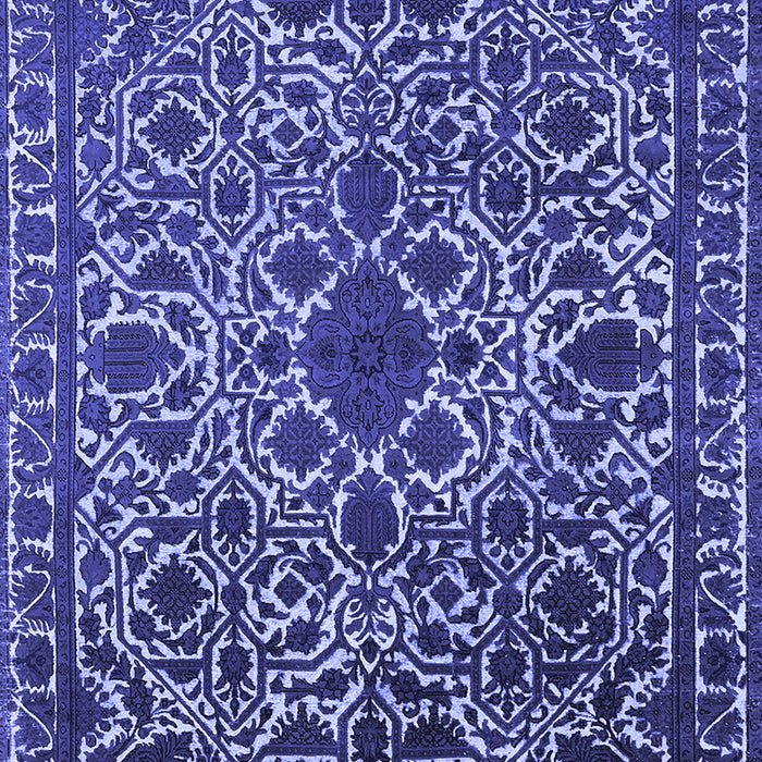 Oriental Blue Industrial Rug, urb2228blu