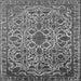 Square Oriental Gray Industrial Rug, urb2228gry