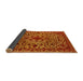 Sideview of Oriental Yellow Industrial Rug, urb2228yw