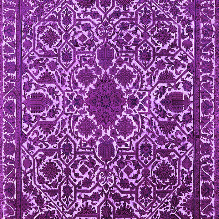 Machine Washable Oriental Purple Industrial Area Rugs, wshurb2228pur