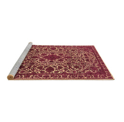 Sideview of Machine Washable Oriental Brown Industrial Rug, wshurb2228brn