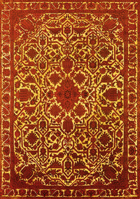 Oriental Yellow Industrial Rug, urb2228yw