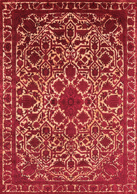 Oriental Orange Industrial Rug, urb2228org