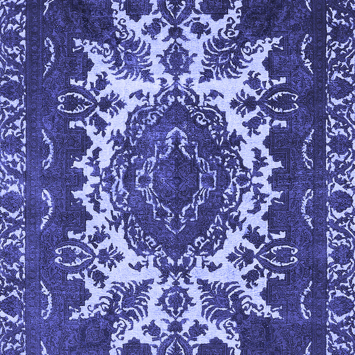 Oriental Blue Industrial Rug, urb2229blu