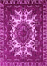 Machine Washable Oriental Pink Industrial Rug, wshurb2229pnk