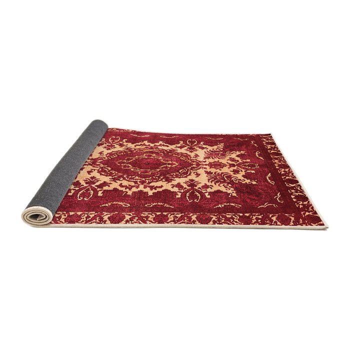 Sideview of Oriental Orange Industrial Rug, urb2229org