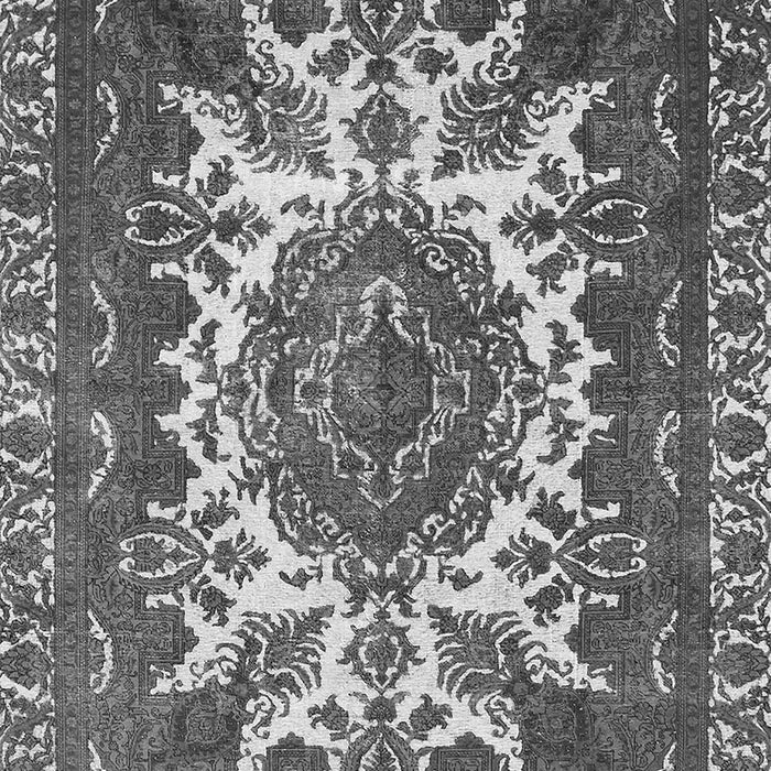 Machine Washable Oriental Gray Industrial Rug, wshurb2229gry