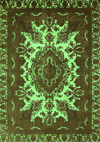 Oriental Green Industrial Rug, urb2229grn