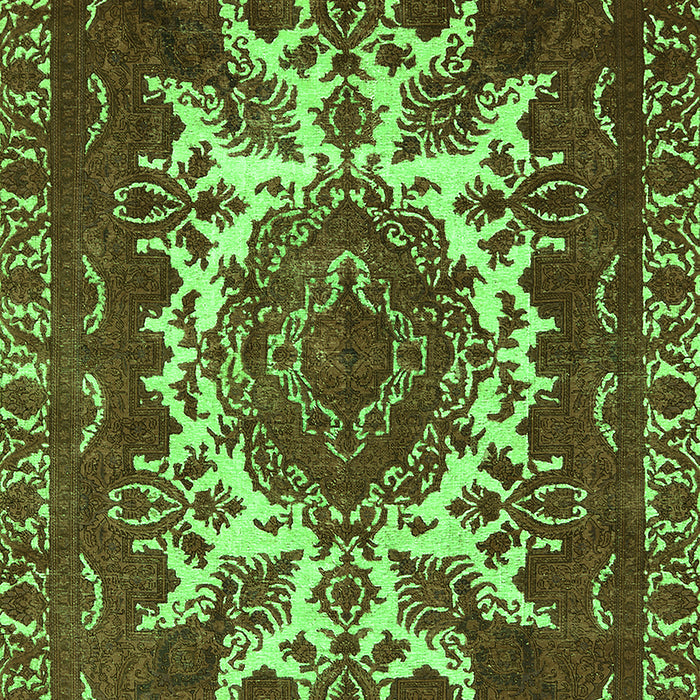 Oriental Green Industrial Rug, urb2229grn