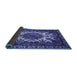 Sideview of Oriental Blue Industrial Rug, urb2229blu