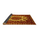 Sideview of Oriental Yellow Industrial Rug, urb2229yw