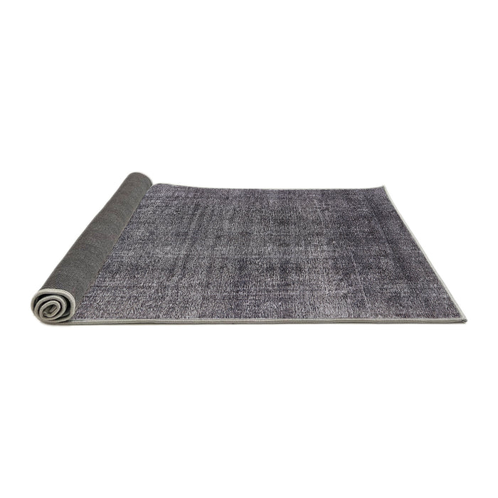 Sideview of Mid-Century Modern Dark Gray Oriental Rug, urb2230